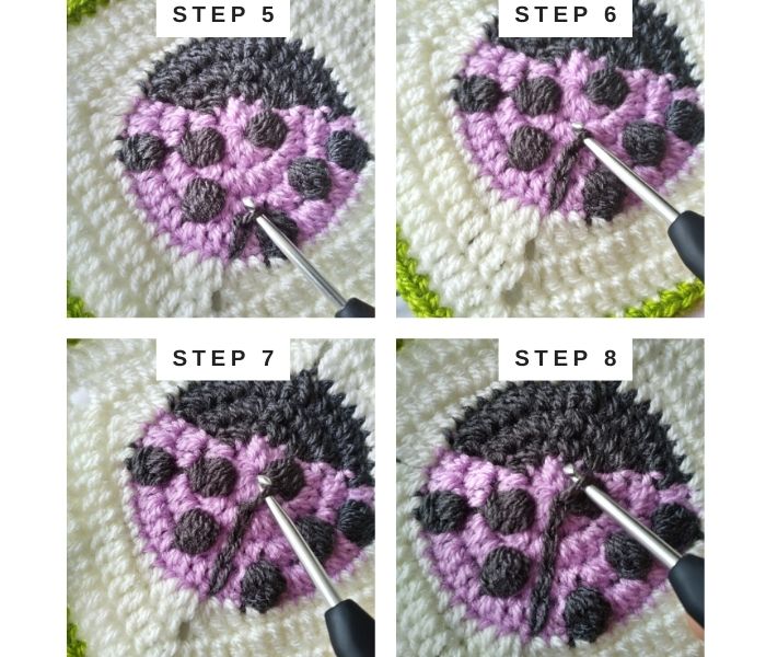 How to surface crochet, part 2