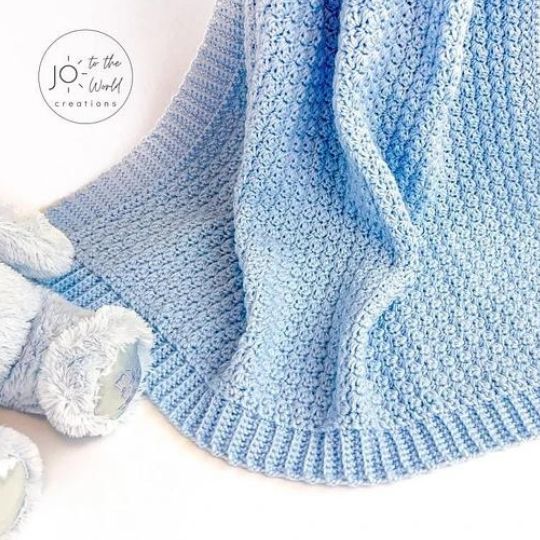 Crochet Adorable Baby Blanket - Jo to the World