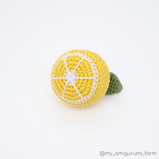 Amigurumi Lemon Half - My Amigurumi Farm