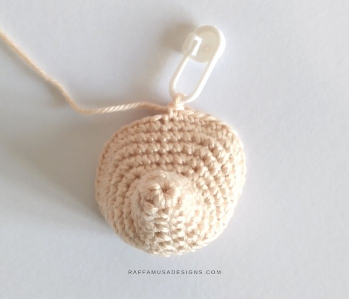 Romantic Hedgehog Amigurumi - Snout - Free Crochet Pattern - Raffamusa Designs