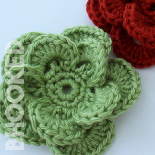 BHooked Crochet - Wagon Wheel Flower