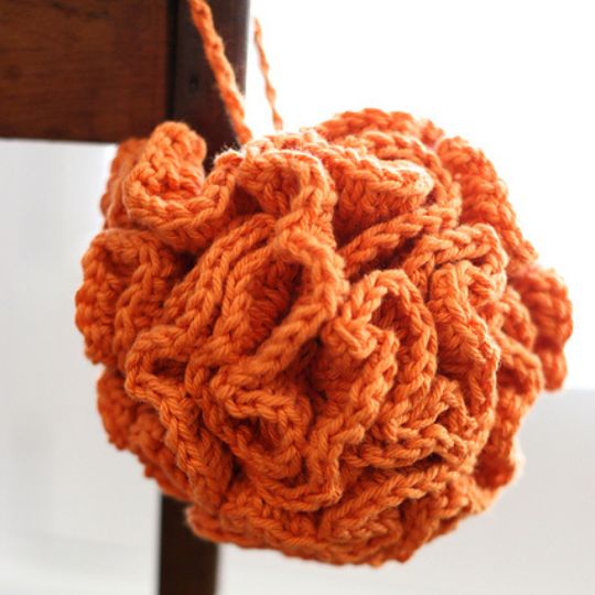 Crochet Bath Pouf - Daisy Cottage Designs