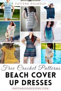 15+ Free Swimsuit Cover Up Crochet Patterns • RaffamusaDesigns