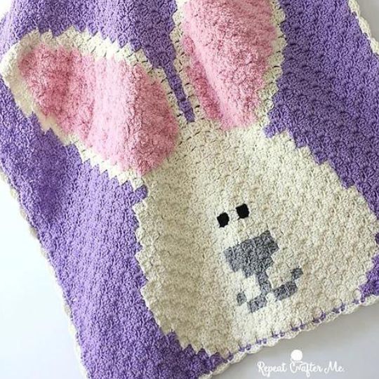 Bunny C2C Blanket - Repeat Crafter Me