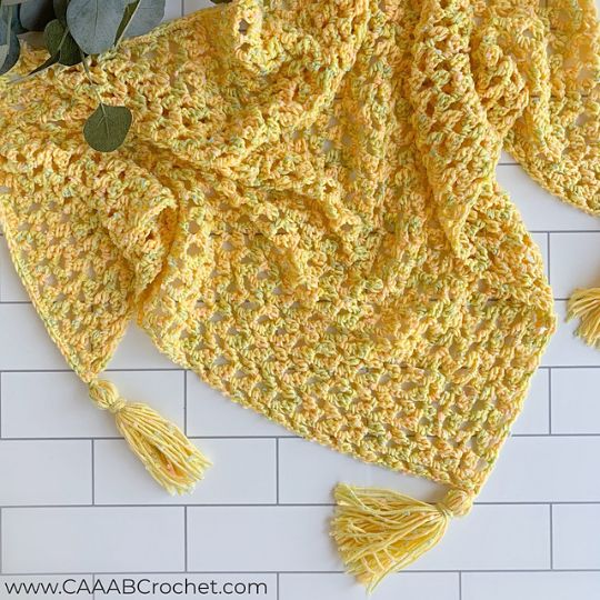 CAAB Crochet - Summer Leaves Scarf