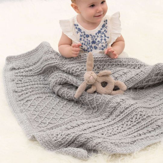 Crochet Cable Your Love Blanket - Yarnspirations