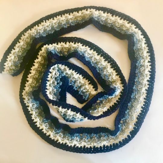 Carroway Crochet - Scrappy Skinny Scarf