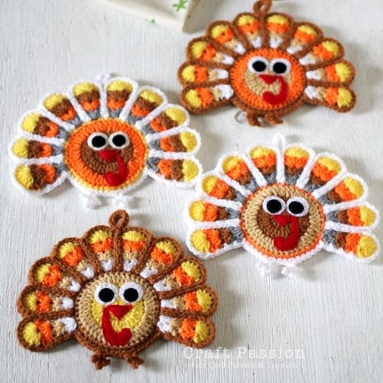 Craft Passion - Turkey Coasters
