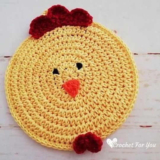 Crochet for You - Chicken Potholder