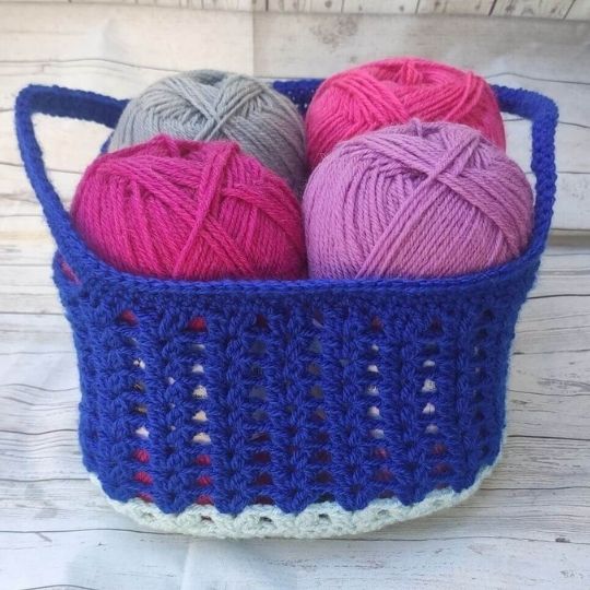 Crochet Basket by Fosbas Designs