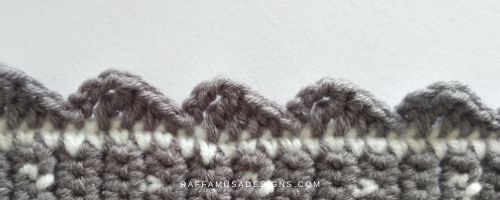triangle crochet borders and edgings