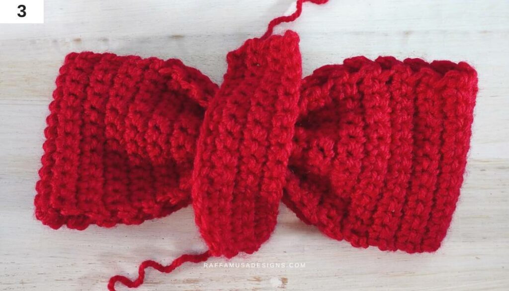 Crochet Bow - 3 - Raffamusa Designs