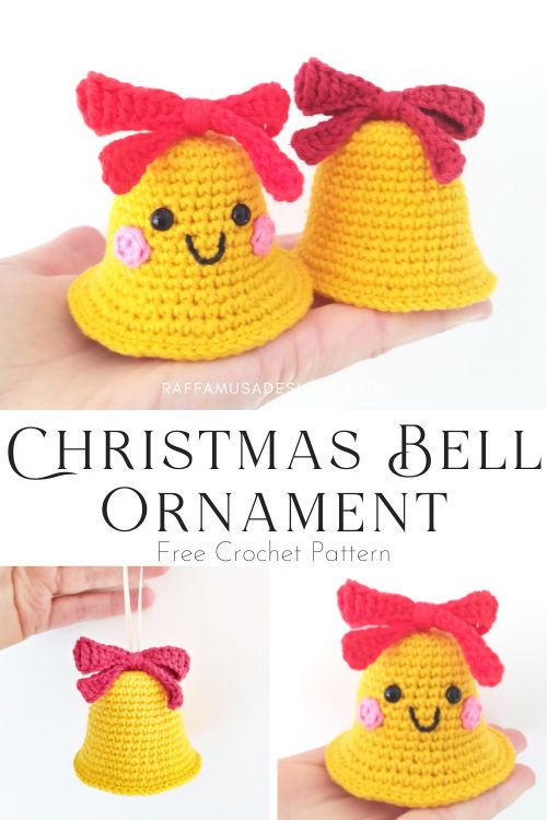 Christmas Bell Amigurumi - Free Crochet Pattern - Raffamusa Designs
