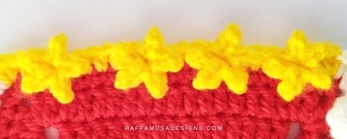 Little Stars Crochet Border - Free Pattern - Raffamusa Designs