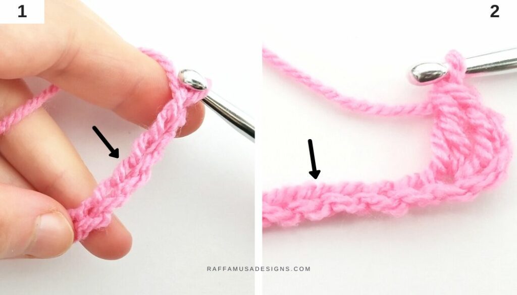 How to Crochet the Granny Stripe Stitch - Tutorial - 1 and 2 - Raffamusa Designs