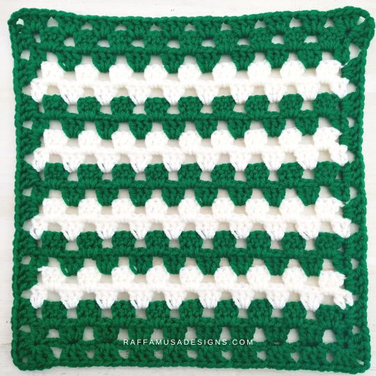 Crochet Granny Stripe Stitch - Raffamusa Designs