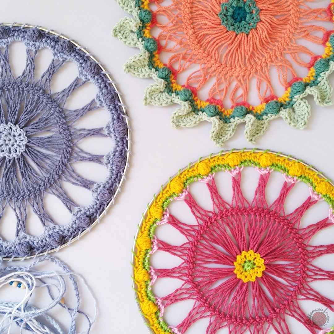 Hairpin Lace Dreamcatcher - Free Crochet Pattern