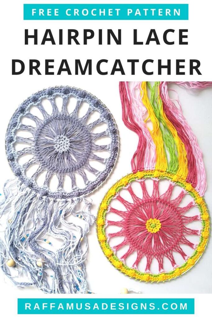 Hairpin Lace Dreamcatcher - Free Crochet Pattern