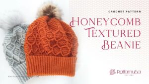Honeycomb Textured Beanie - Free Crochet Pattern - Raffamusa Designs