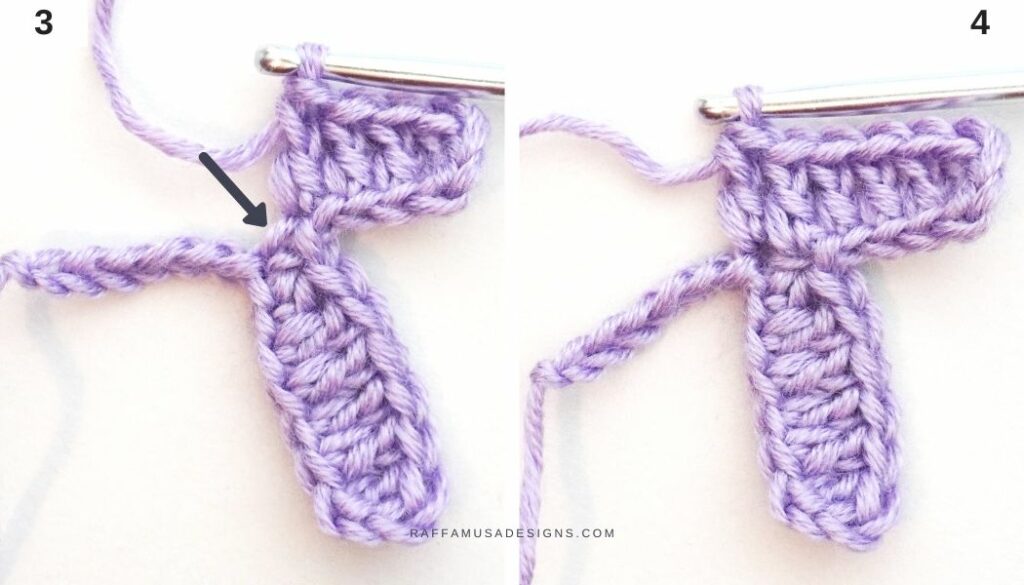 Crochet KISS Applique Tutorial - 2 - Raffamusa Designs