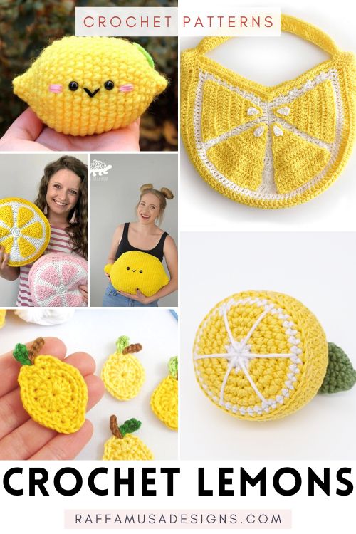 Free Crochet Lemon Patterns - Round Up - Raffamusa Designs