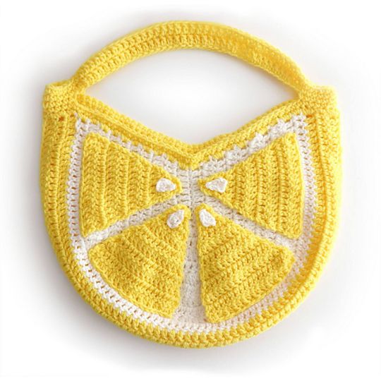 Crochet Lemon Tote - Red Heart Design Team