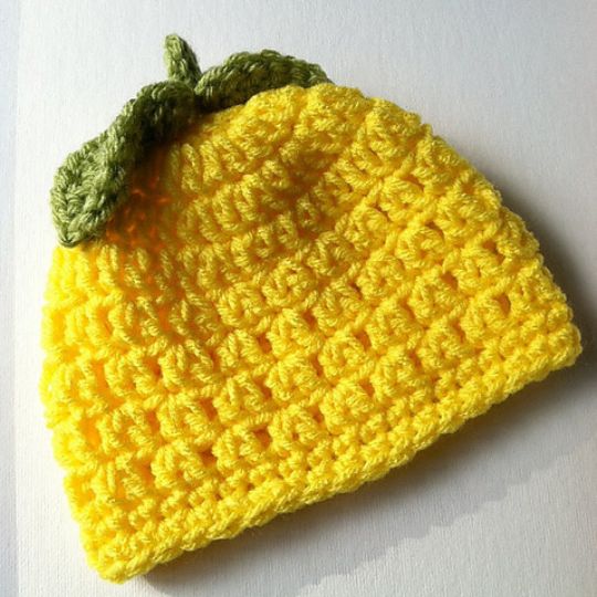 Crochet Lemony Love Baby Hat - Lakeview Cottage Kids