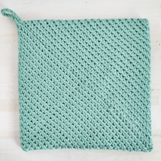 Crochet Magic Square Potholder - Raffamusa Designs