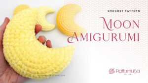 Moon Amigurumi - Free Crochet Pattern - Raffamusa Designs