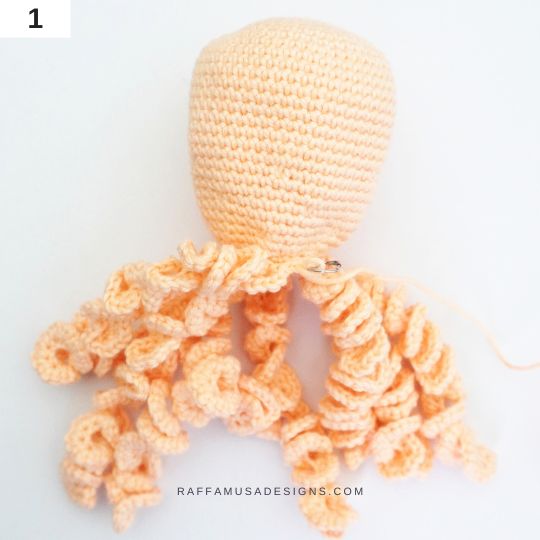 Crochet Octopus for Preemies - Tentacles - Raffamusa Designs