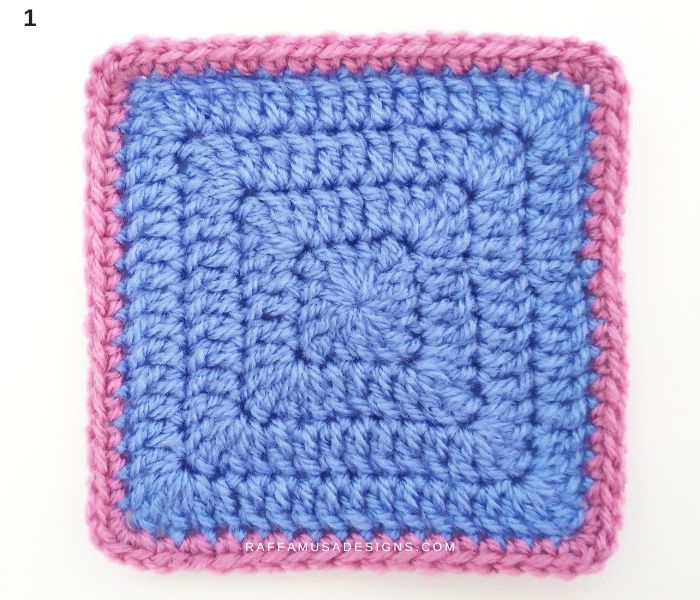 Crochet Ribbed Border Edging - Tutorial - 1 - Raffamusa Designs