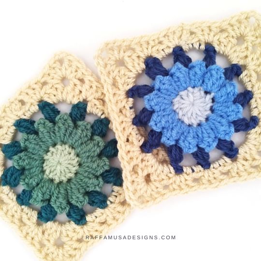 Secret Garden Granny Square - Free Crochet Pattern