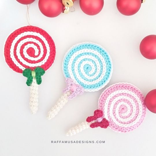 Amigurumi Swirl Lollipop - Free Crochet Pattern - Raffamusa Designs
