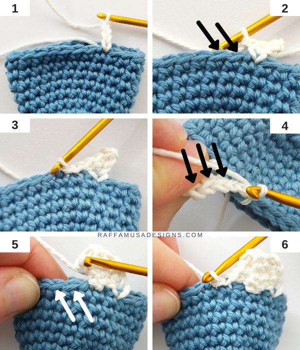 How to Crochet a Top-Down Brim - Raffamusa Designs