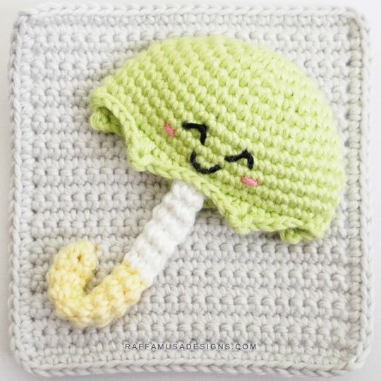 Crochet Umbrella Amigurumi - Raffamusa Designs
