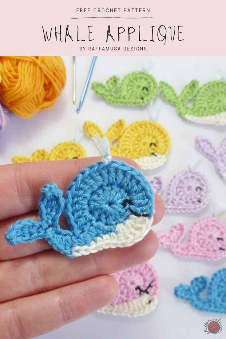 Whale Applique - Free Crochet Pattern