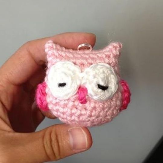 DDs Crochet - Owl Charm