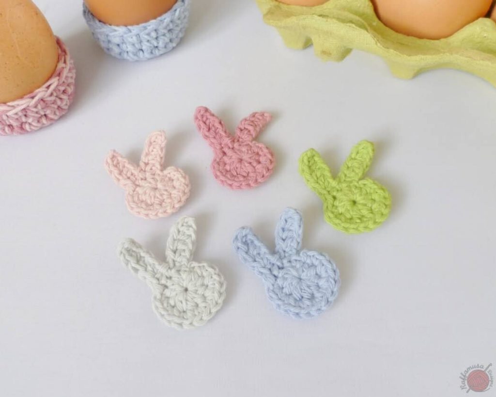 Easter Bunny Applique - Free Crochet Pattern