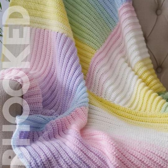 Easy Baby Blanket - B Hooked Crochet