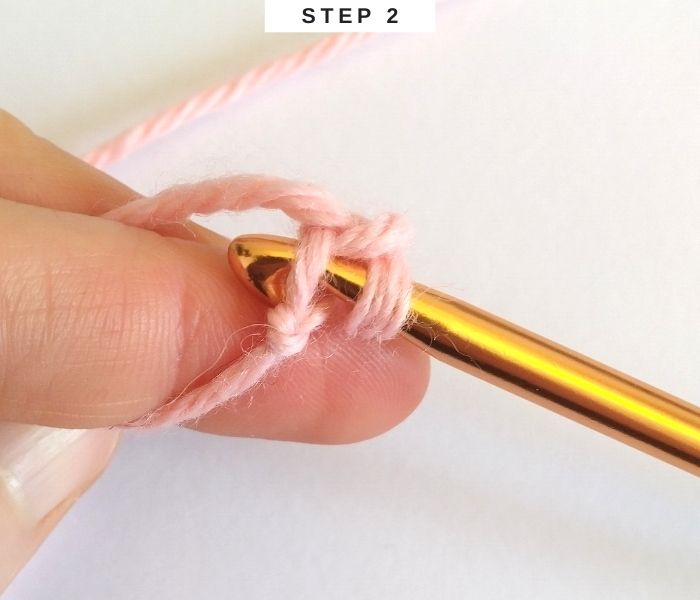 How to Foundation Single Crochet - Step 2 - Free Tutorial