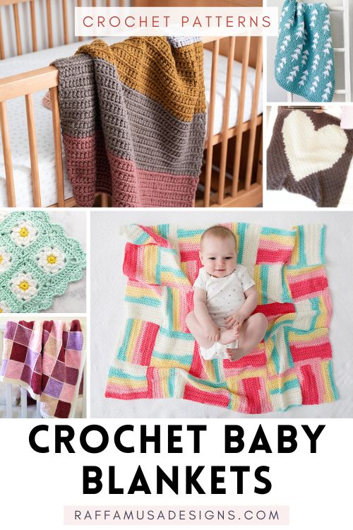 Free Crochet Baby Blanket Patterns - Roundup - Raffamusa Designs