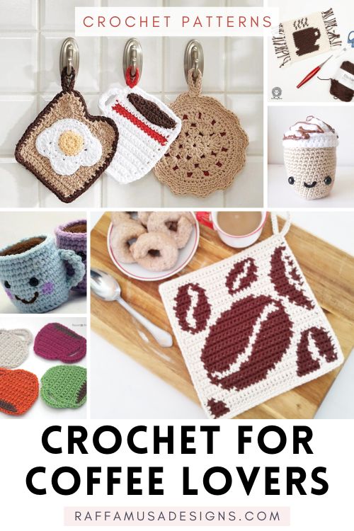 Free Crochet Pattern for Coffee Lovers - Raffamusa Designs