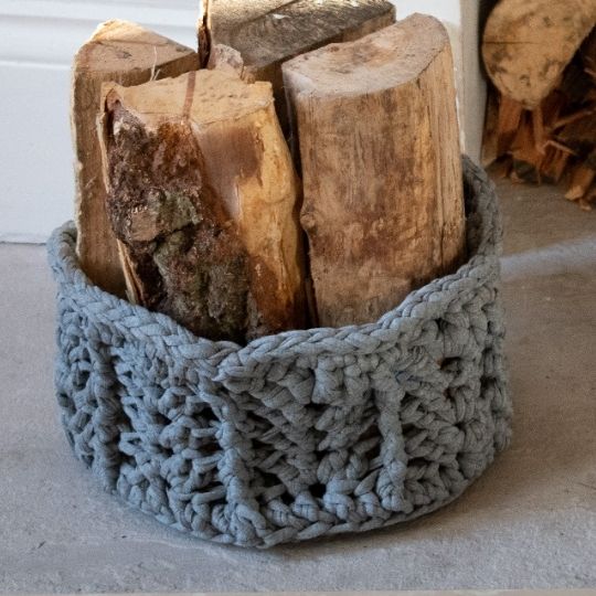 Handy Storage Basket by Sunflower Cottage Crochet
