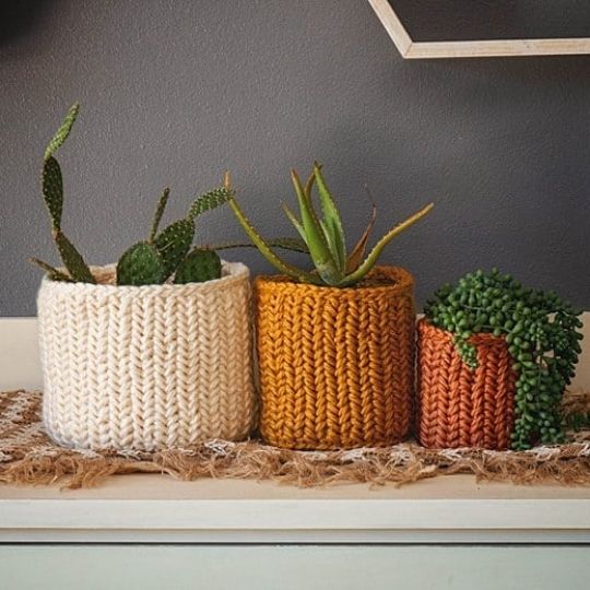 Single Crochet Herringbone Basket by Briana K Designs