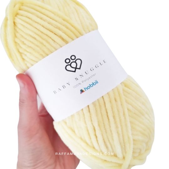 Hobbii Baby Snuggle - 100% Polyester Yarn - Raffamusa Designs