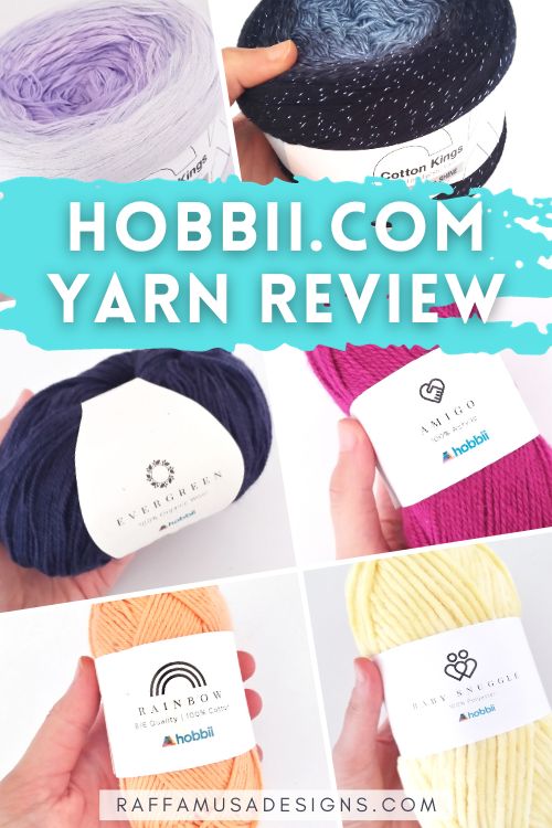 Hobbii.com Yarn Review - Raffamusa Designs