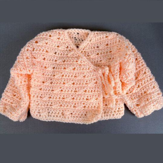 Hooked for Life - Baby Wrap Sweater