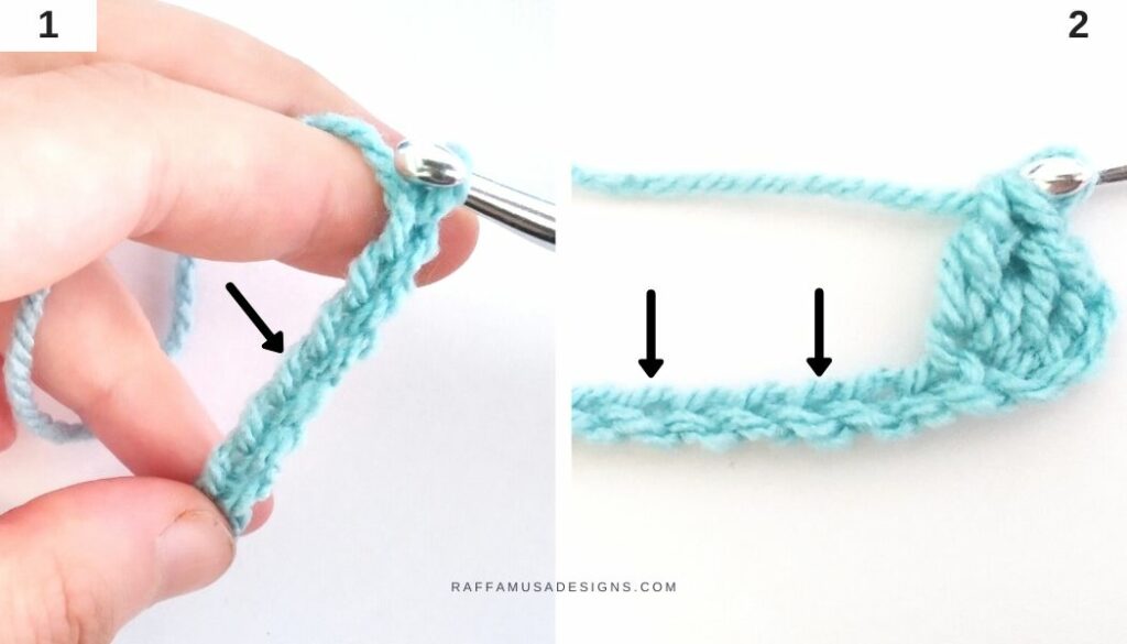 Crochet Granny Diamond Stitch Tutorial - 1-2 - Raffamusa Designs