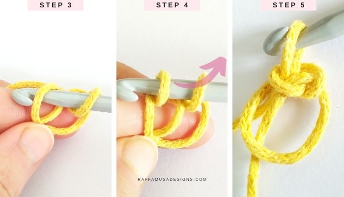 Knot Cord - Steps 3-5 - Raffamusa Designs