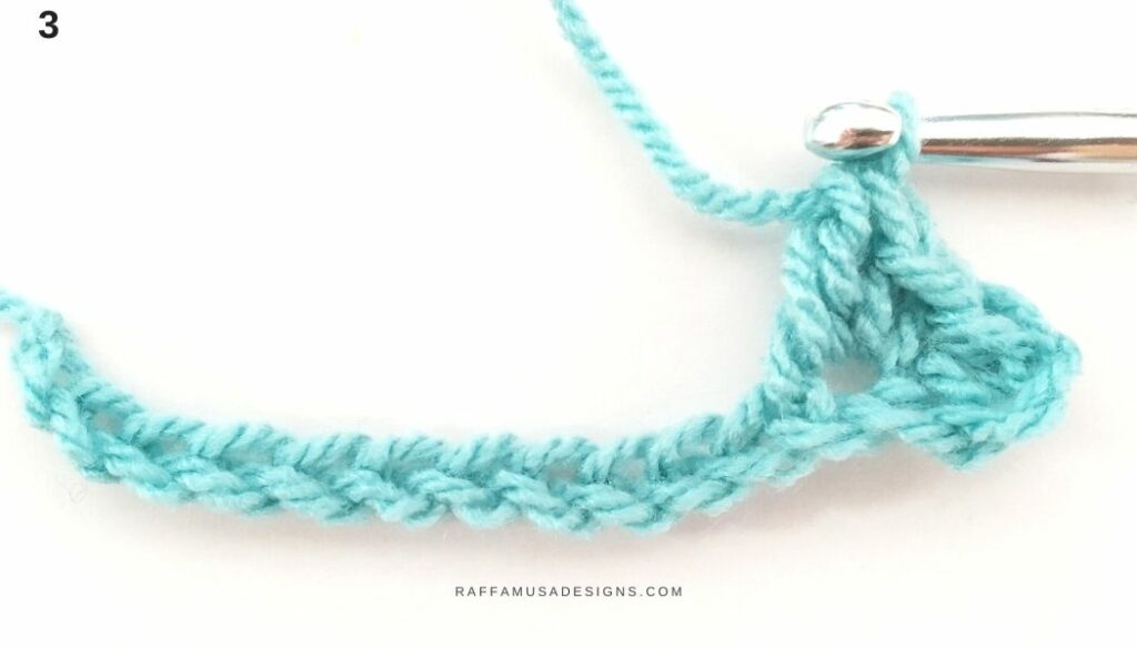 Crochet Suzette Stitch Tutorial - 3 - Raffamusa Designs